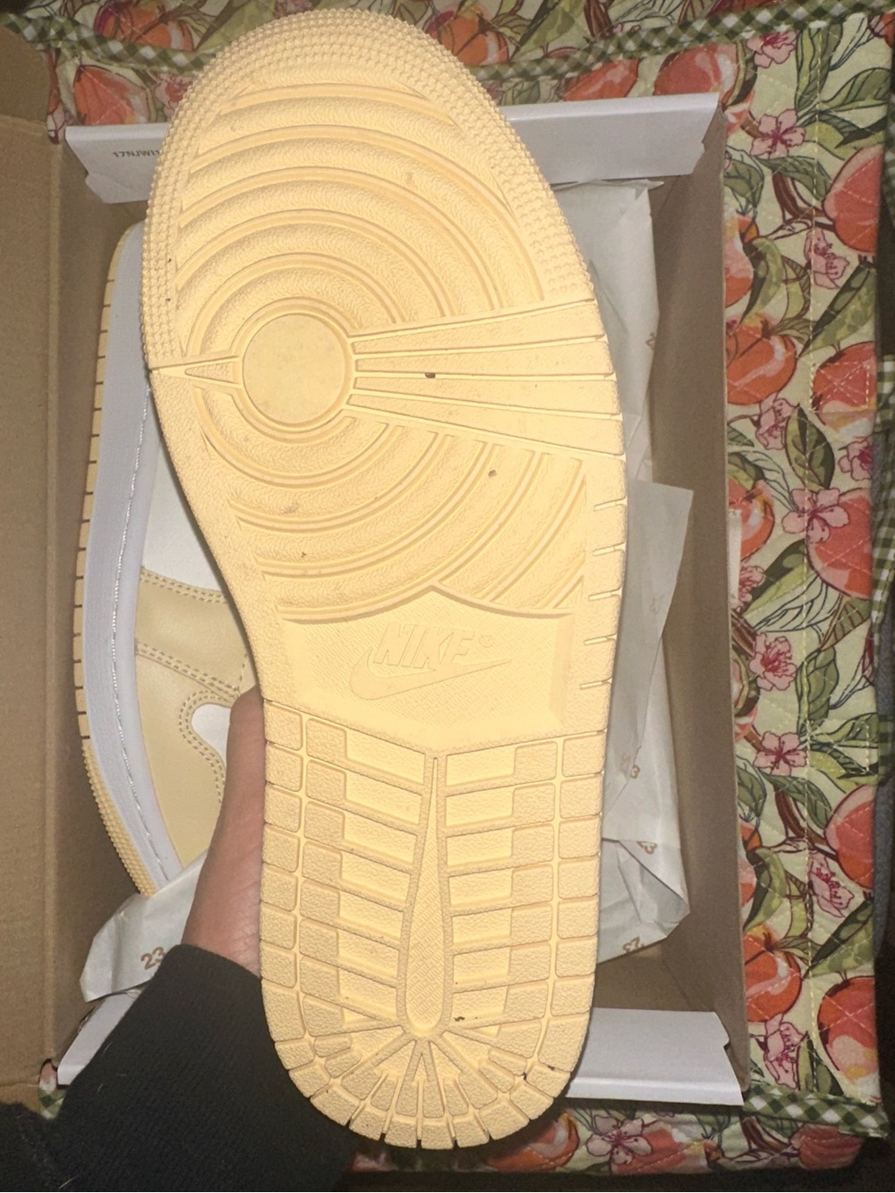 Nike air Jordan 1 low “yellow ochre” women’s size 8.5 men’s 7 - Picture 6 of 11